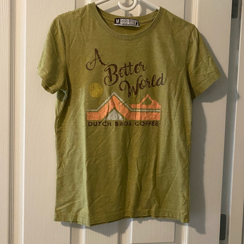 ‼️SOLD‼️Dutch Bro’s A Better World top